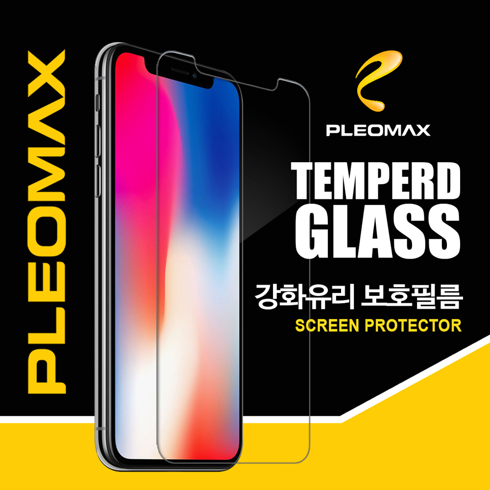 플레오맥스9H강화유리보호필름 1매 아이폰6