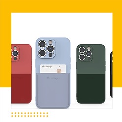 모란카노 SF 카드포켓 젤리케이스 아이폰12 미니(5.4)